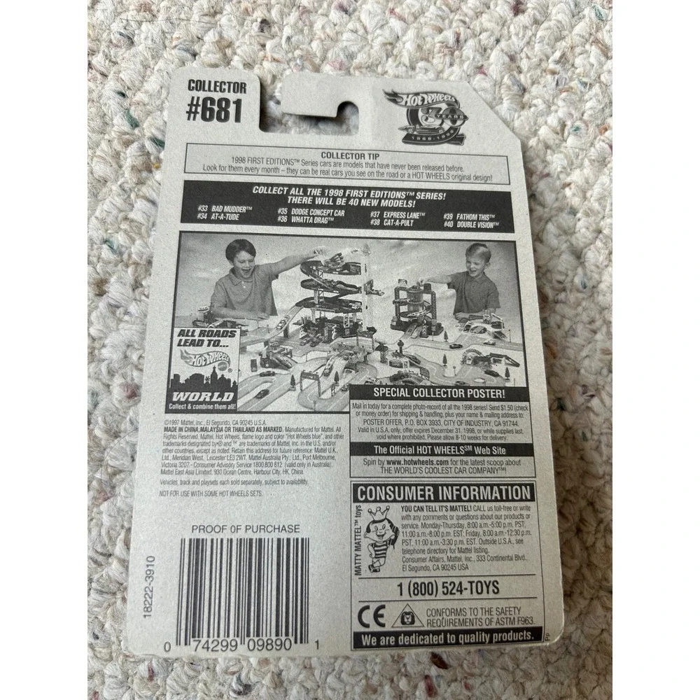 Hot Wheels‎ 1998 First Editions Set Express Lane At-A-Tude Cat-A-Pult